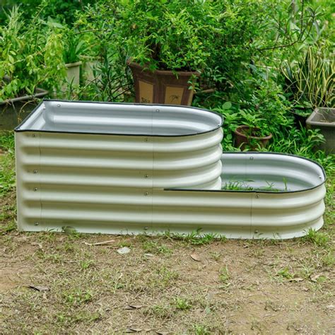 vegega garden bed|corrugated metal for garden bed.